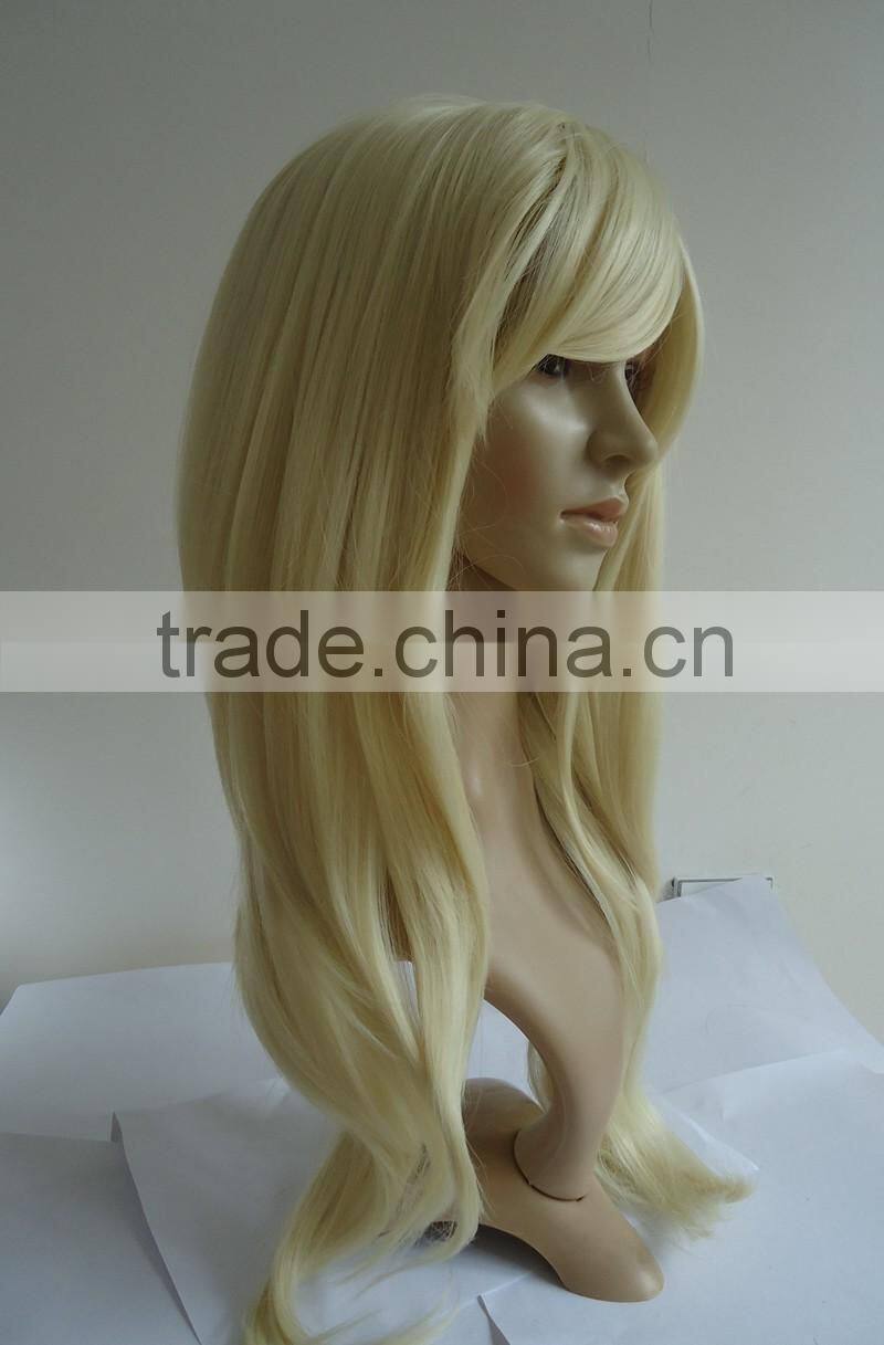blonde wig