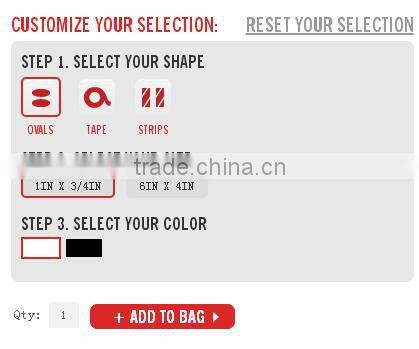 sticky back for fabrics use for personalizing fabrics with embellishments