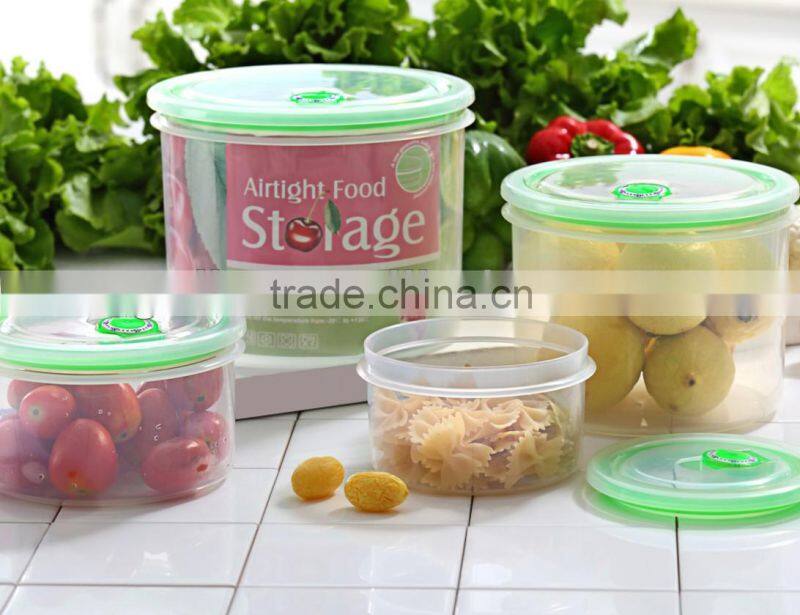 4pcs snack airtight food storage container set GL9055-S-B
