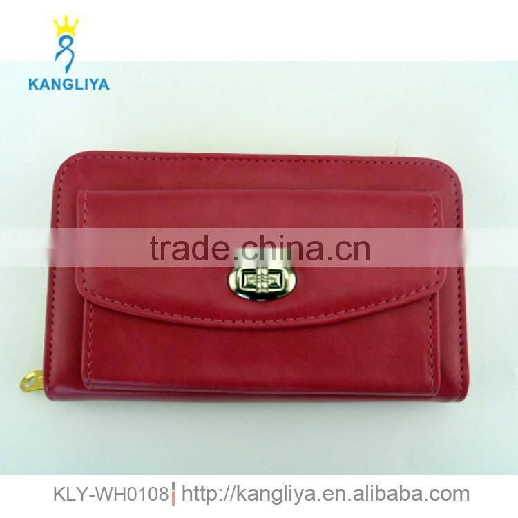 Rose long purse trend girls wallets stylish girl pocket wallet good looking money bag