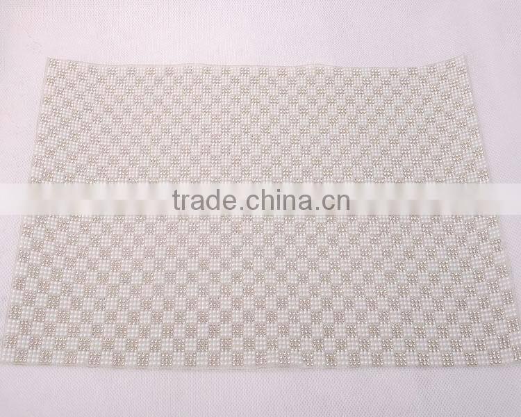 Sexy night party wearing decoration best choose rhinestone & pearl mesh trimming