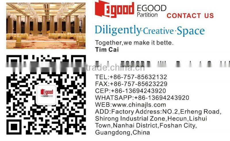 soundproof foldable room divider for dance studio