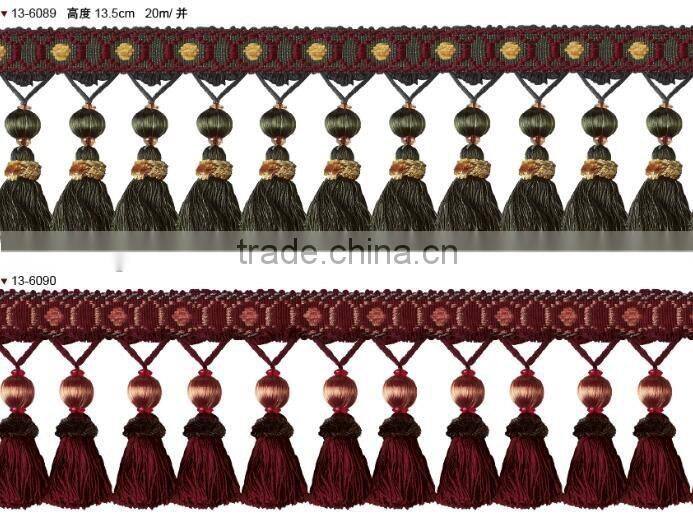 high quality rayon tassel fringe