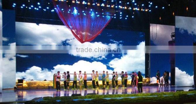 high resolution indoor fulol color p2.5 led display screen curtain for stage backdrops