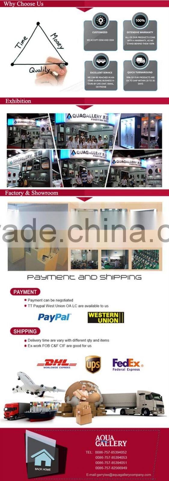 Brass Hot and Cold Bathtub Mounted Pull Out Faucet BHF004A