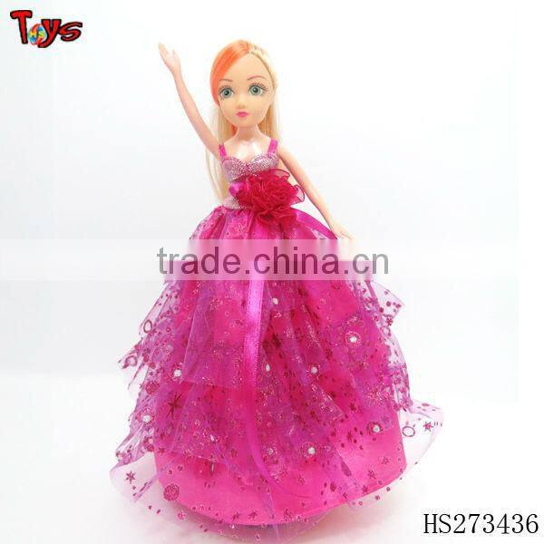 2013 Top super solid body light and music bump & go plastic doll
