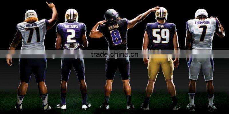 Plain Custom American Football Uniforms/ High Quality Football Uniforms/ Sublimated Football Uniforms