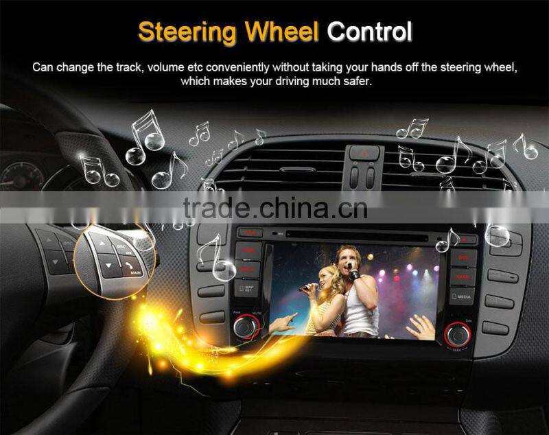 Ownice Quad Core Pure Android 4.4 car headunit placement for Fiat Bravo Built-in Wifi 800*480 CAPACITIVE SCREEN