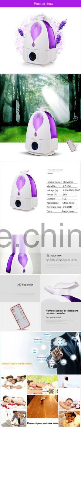 Super Quality 4L Ultrasonic Aroma Diffuser Cool Mist Humidifier Indoor Use