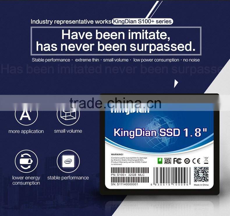 KingDian S100+ 32GB SSD Solid State Drive Disk SATA2 21.8'' 32GB(S100+-32GB)