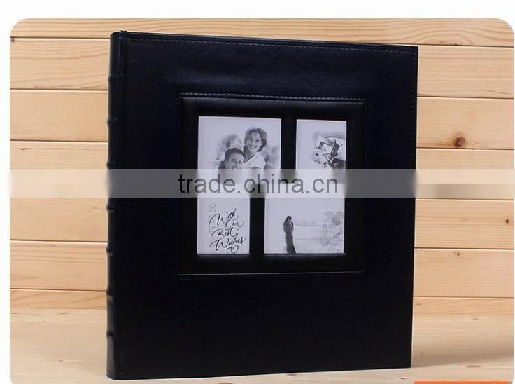 Fashionable photo album inside adhesive PVC sheet