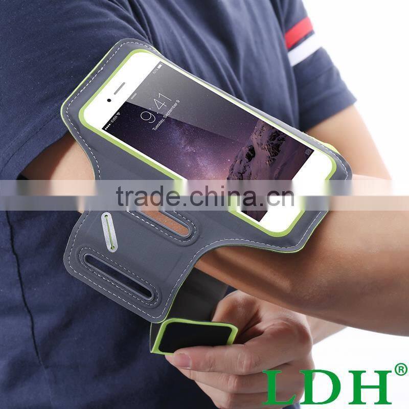 6s Plus Waterproof Outdoor Sports Touchouable Arm Band Cover For Apple iphone 6S/6 Plus 6s Plus 5.5 Soft Gym Leather Case Sleeve
