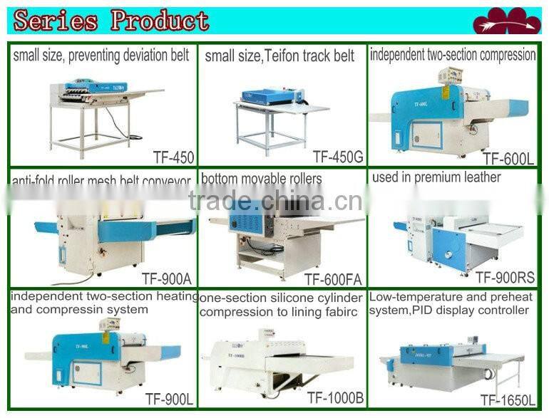 Low-Temperature Continuous Fusing Press Machine/heat fusing press machine garment machine for direct deal