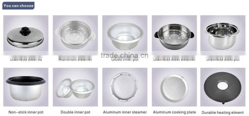 CE,CB certification White outer shell industrial drum rice cooker