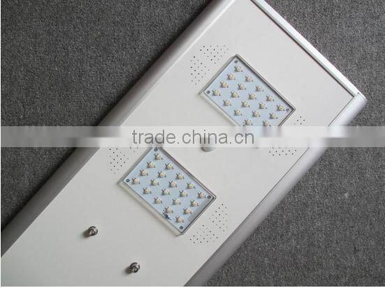 2016 New products all in one solar street light 15w-100 w solar intergrated lighting with sensor