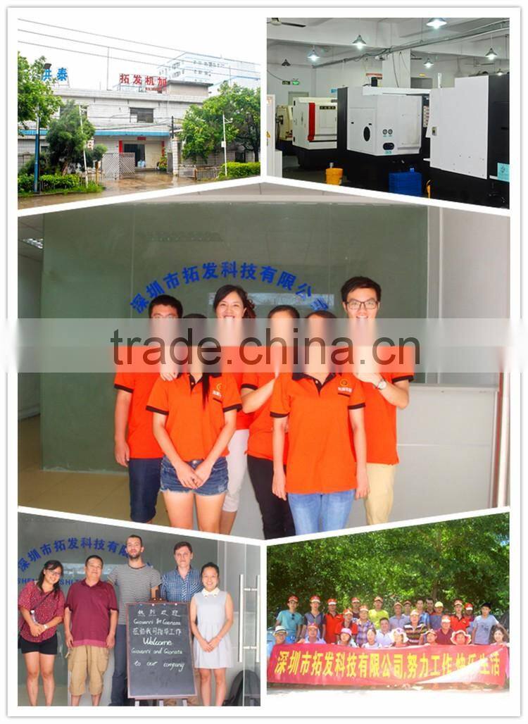 Custom Precision CNC machined aluminum tube connectors