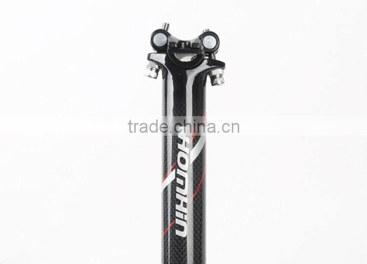 PK004 MTB Bike parts Carbon SeatPost Racing Bicycle Seat post 27.2-31.6MM 300-450MM HOMHIN