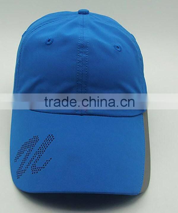 Custom Heather Grey Double Jersey Baseball Golf Caps For Men