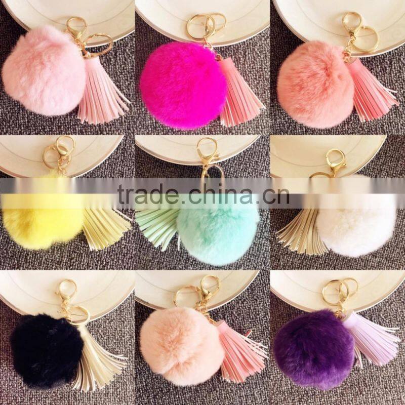 Love Full Beard Tassel Keychain Key Chain Pendant Leather Tassel Keychain Bags Ornaments