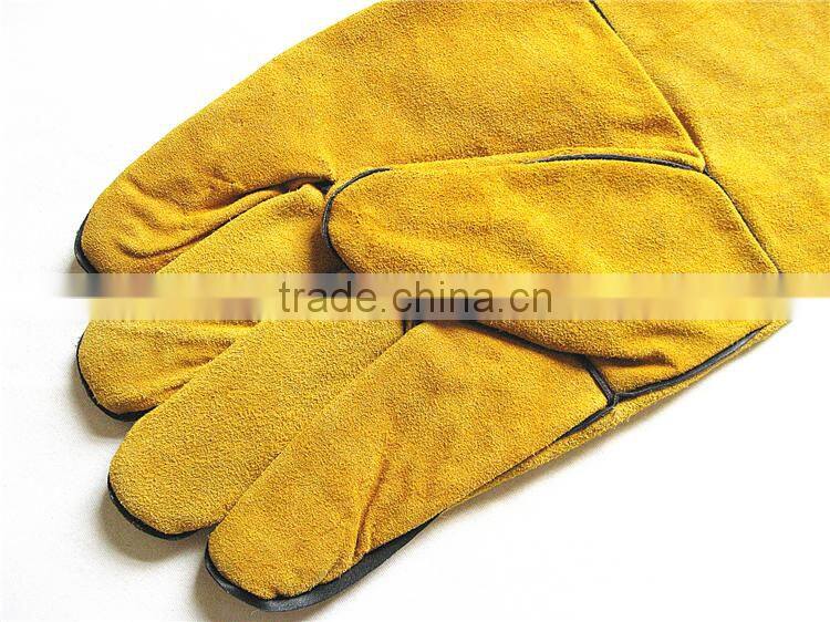 Wholesale High Quality Yellow Welding Gloves Heat Protection