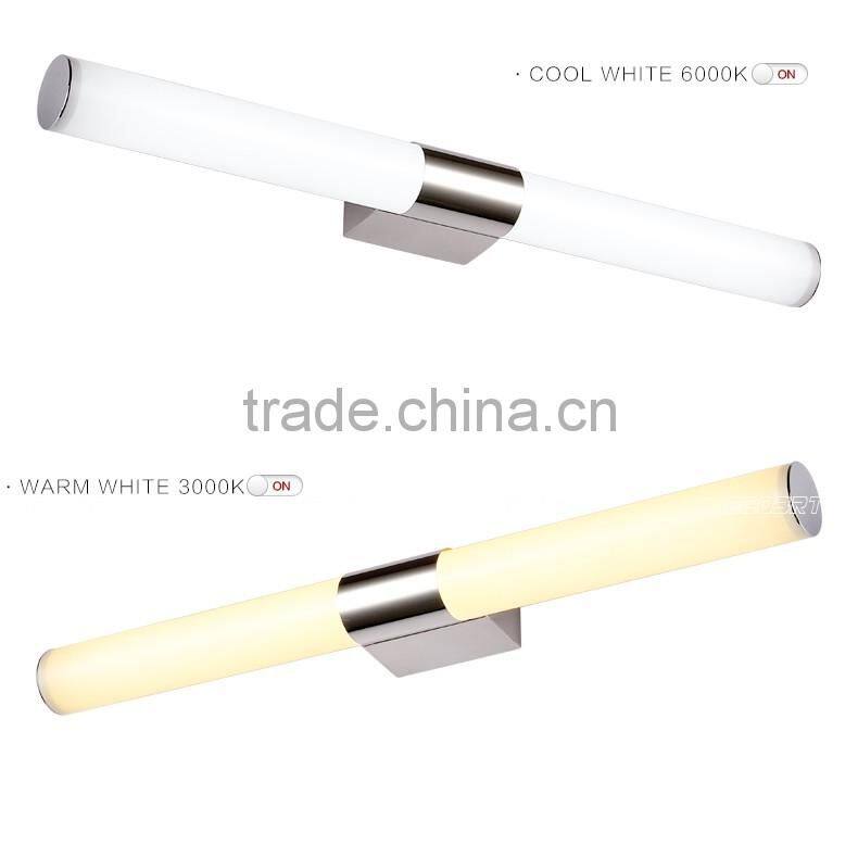 Hot Selling Acrylic Wall Light Round Bathroom Mirror Lamp 10W 46cm