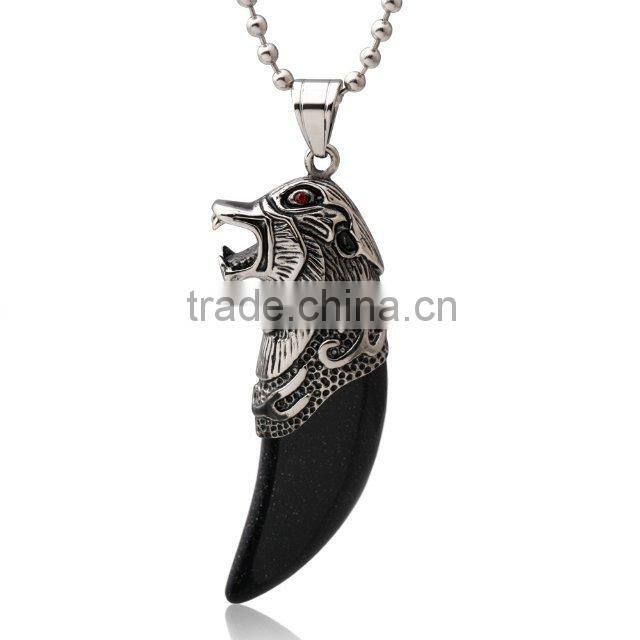 Wholesale Fashion Stock CrystalStainless Steel Pendant FP50055