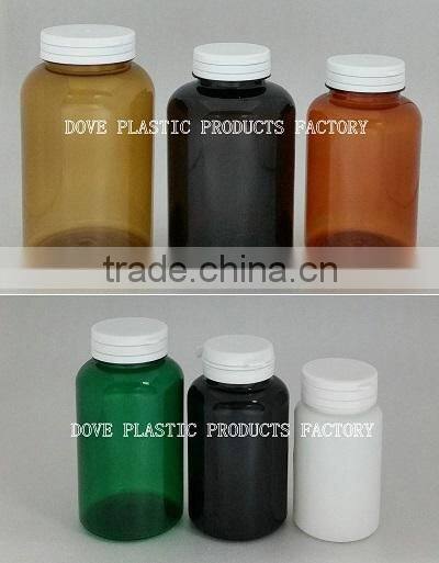 pet plastic bottle 200ml pill bottle flip top cap