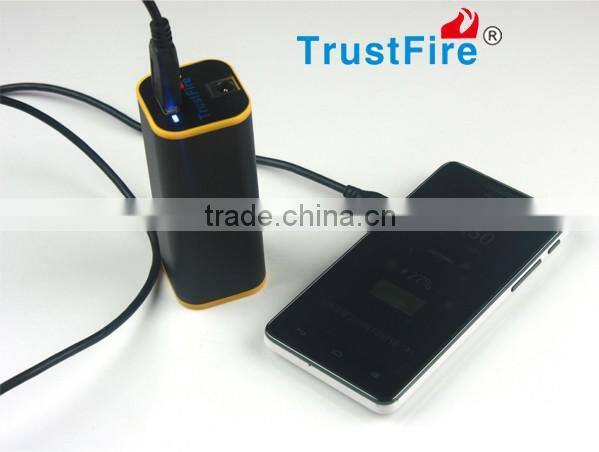 Trustfire original factory E01 USB 18650 li-ion lithium battery power bank with charger