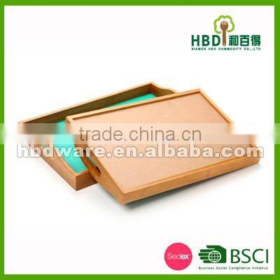 High quality bamboo serving tray, breakfast tray