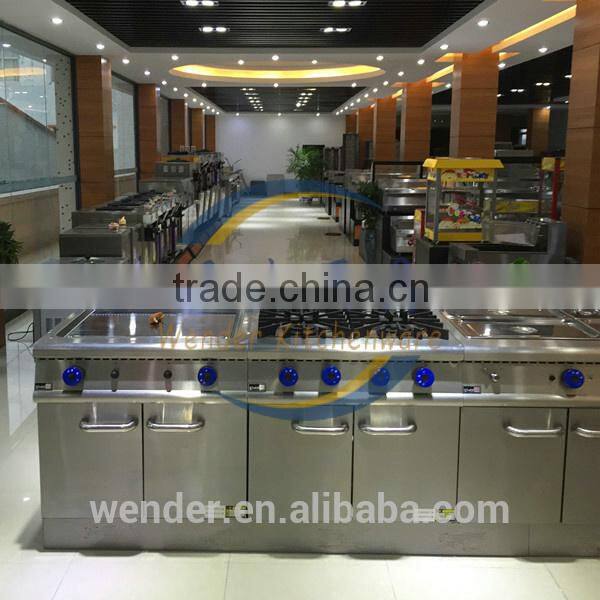 New style stainless steel modern western commercial kitchen equipment
