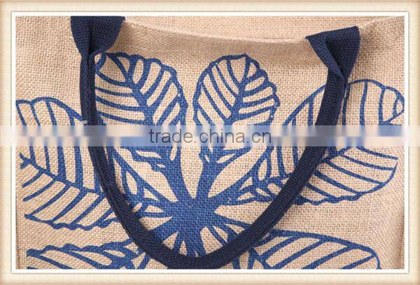 Eco-friendly promotional jute shopping bag,jute tote bag