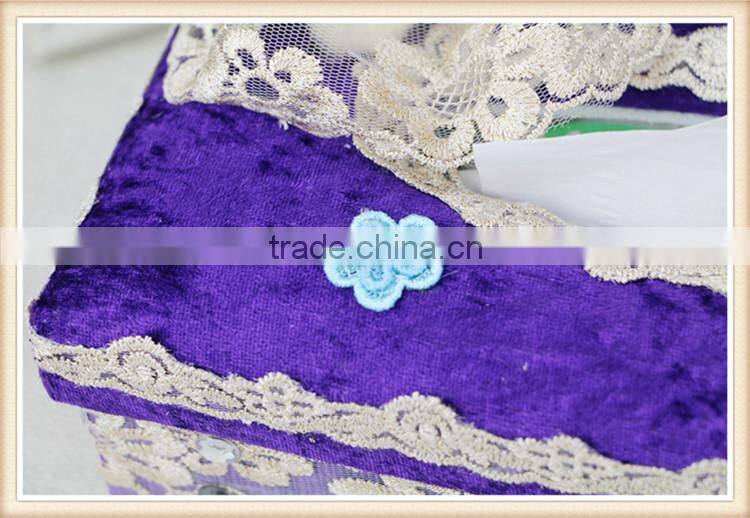 Flannelette tissue box