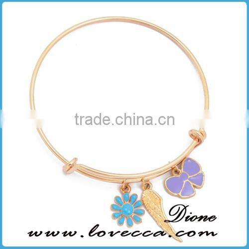 Bangles For Girls Hot Sale Adjustable Wire Bangle Bracelet Wholesale