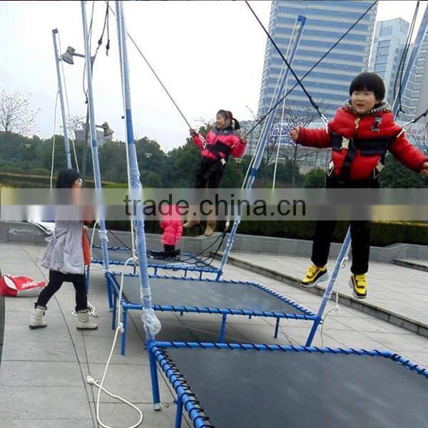 Amusement park rides Bungee jumping outdoor playground equipment for kids