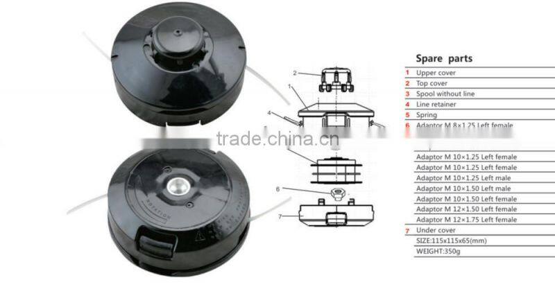 grass trimmer head nylon cutter brush cutter nylon head trimmer head