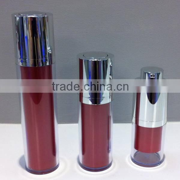 black twist airless cosmetic dispenser; 15ml 30ml 50ml airless bottle JS-G01