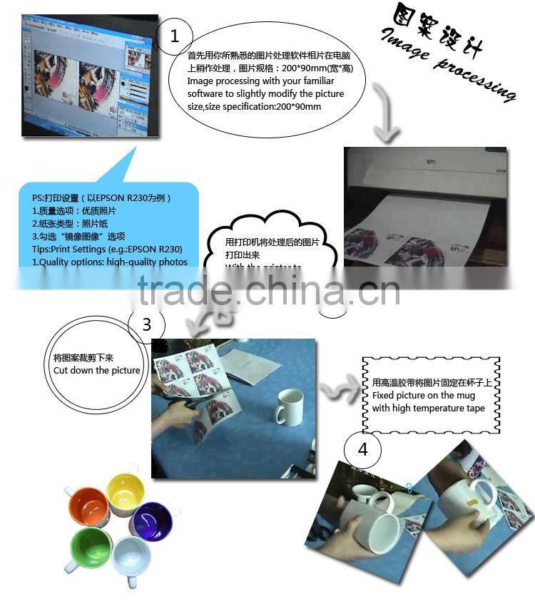 Digital 2 in 1 mug heat press machine, 11oz ceramic mug sublimation printing