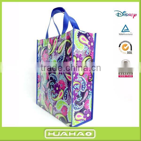hot selling full color printing non woven shopping handbag