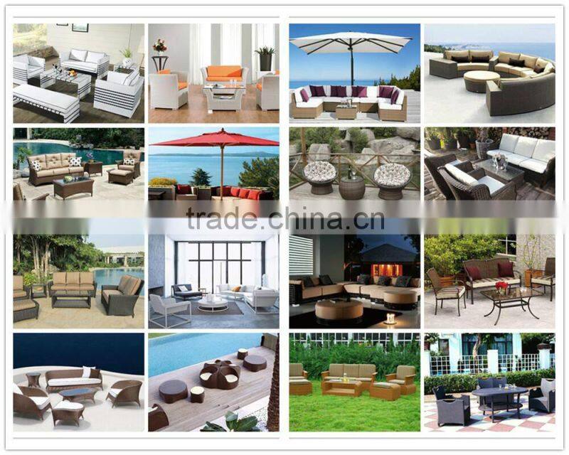 Outdoor rattan lounge