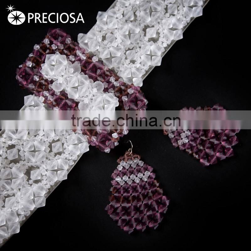 Regular Cut Glass Beads Round shape Preciosa MC Beads