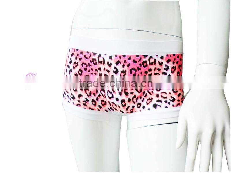 lady boyshort girls' leopard printed bottom panties