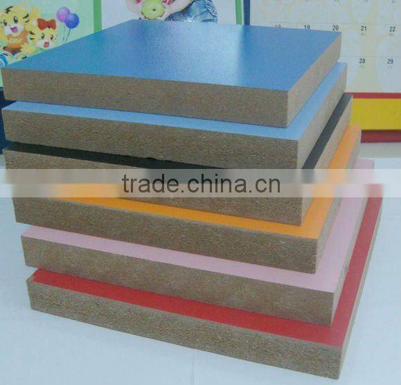top quality plain MDF/raw MDF with poplar core for decoration and furniture