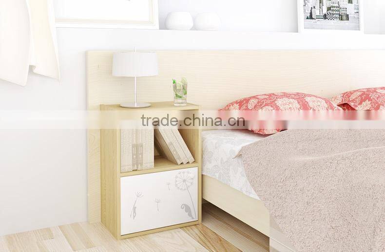 E1 Two -layer Night Stand With 1 Door