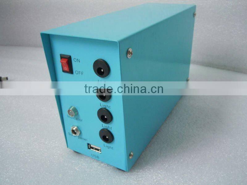 10w solar light with 4pcs led bulbs portable solar home sytem led solar home lighting kit charged by sunlight charging mibiles