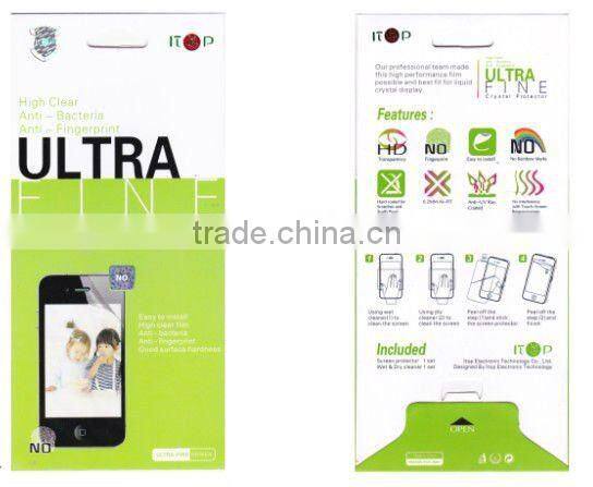 Newest Japanese high clear crystal screen protector for huawei Ascend D1 /Quad U9510