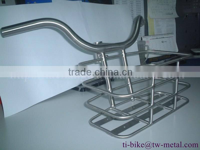 XACD made titanium bicycle front rack ti bike front carrier customized bike frame basket /ti bags holder/ ti bicycle parts