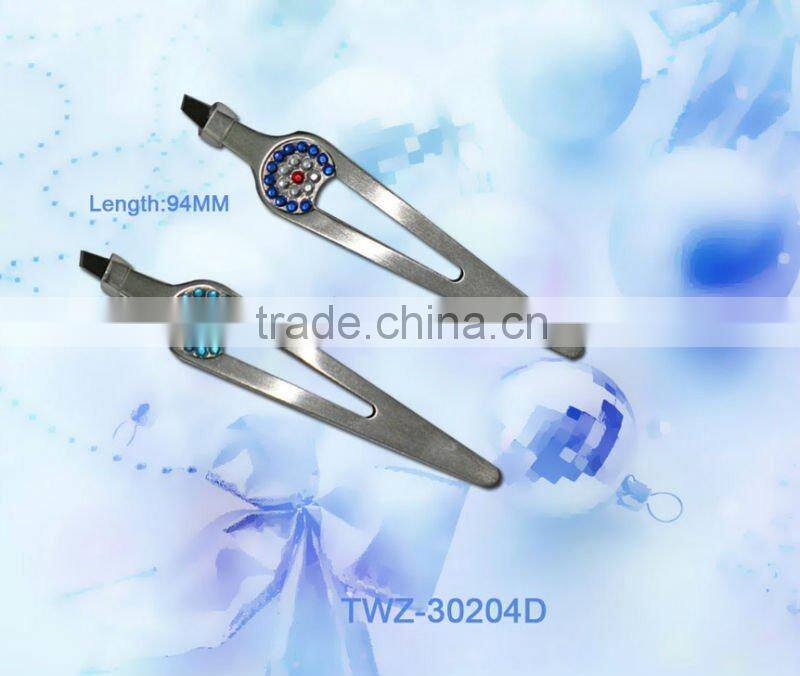 Plastic tweezers/tweezer beauty/eyelash extension tweezer