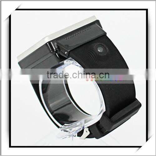 1.54" S6 Android4.0.4 MTK6577 Dual Core 1.0GHz 512MB and 4GB Bluetooth Smart Watch Phone White