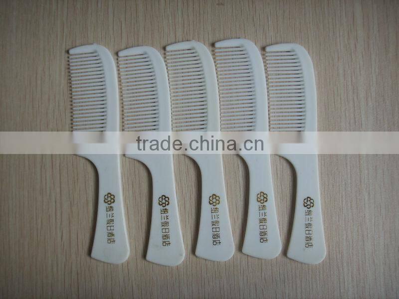 hotel & home disposable plastic foldable hair comb