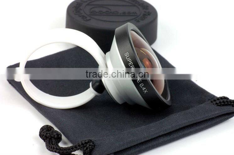 Portable 0.4X Wide Camera Lens For iPhone/iPad/Samsung/HTC